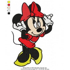 Minnie Mouse 08 Embroidery Design